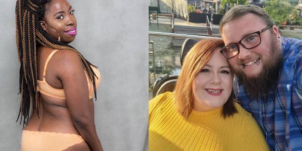 Image of Zarifa in her underwear and a selfie of Paige and Taylor