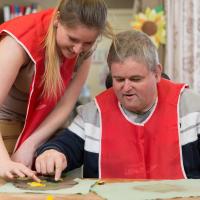 Arts and crafts at Appley Cliff