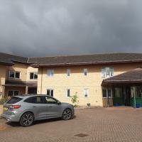 Exterior view of building and car park